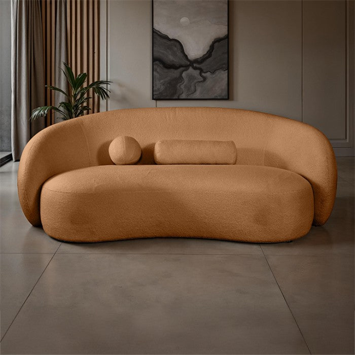 Brevik Terracotta Brown Sofa by Furniture of America at Eve Furniture