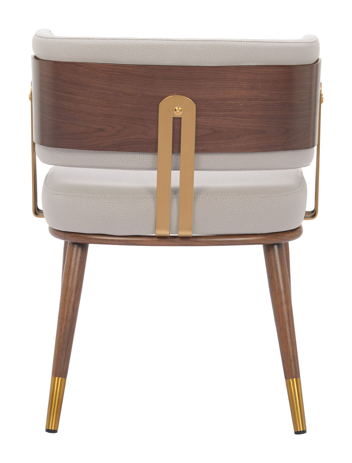 Brew Beige & Walnut Dining Chair by Zuomod at Eve Furniture