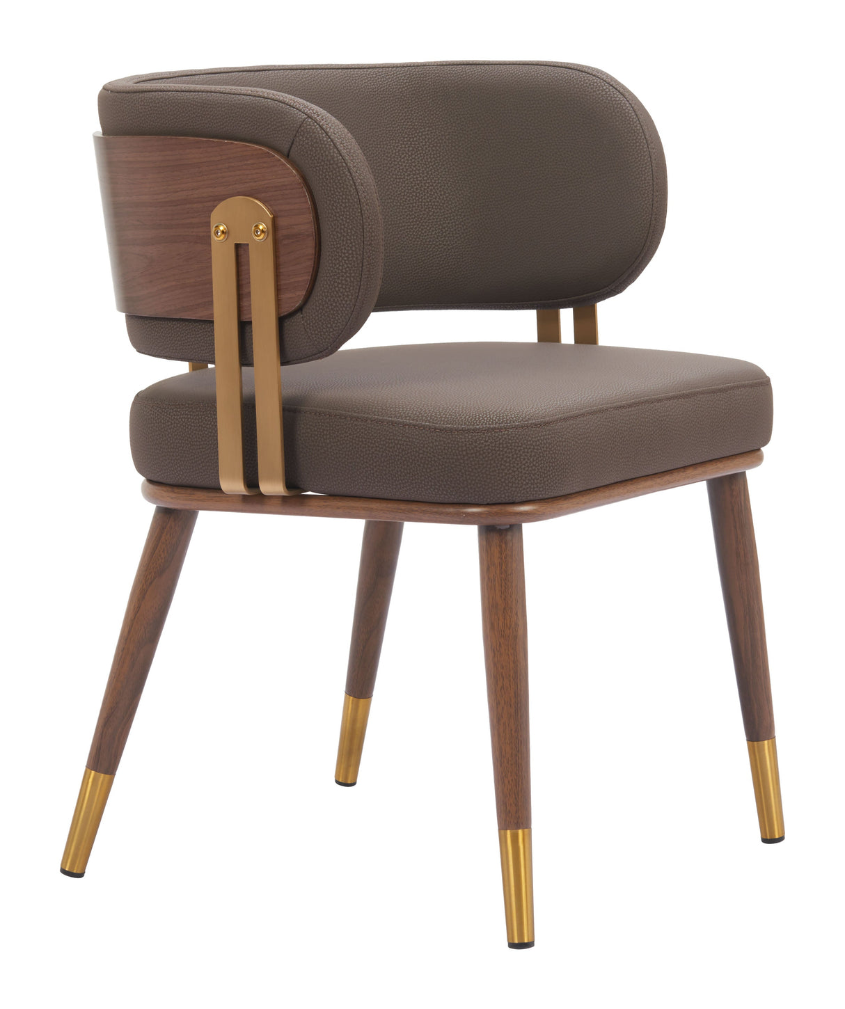 Brew Brown & Walnut Dining Chair by Zuomod at Eve Furniture