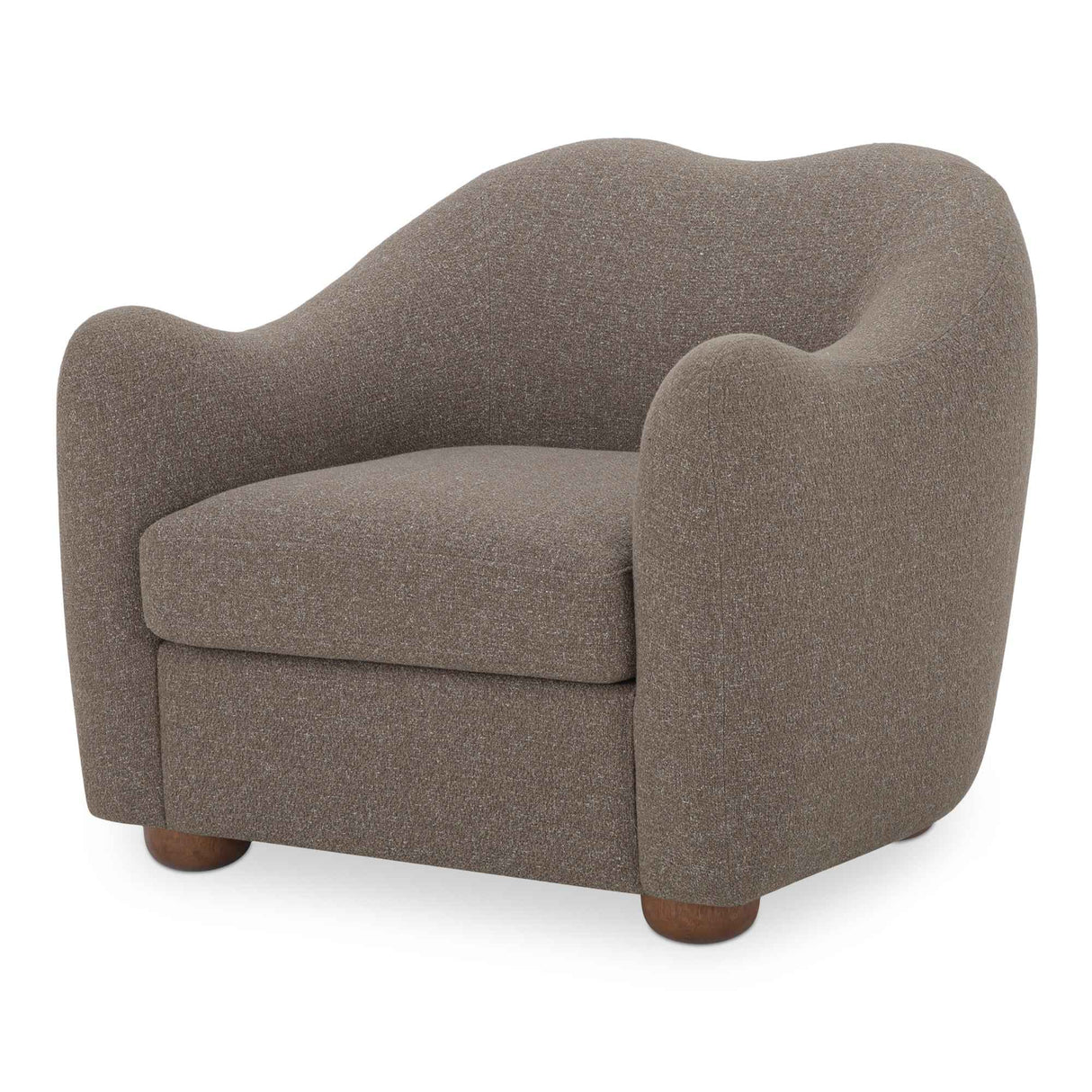 Bria Brown Accent Chair by Moe's Home at Eve Furniture