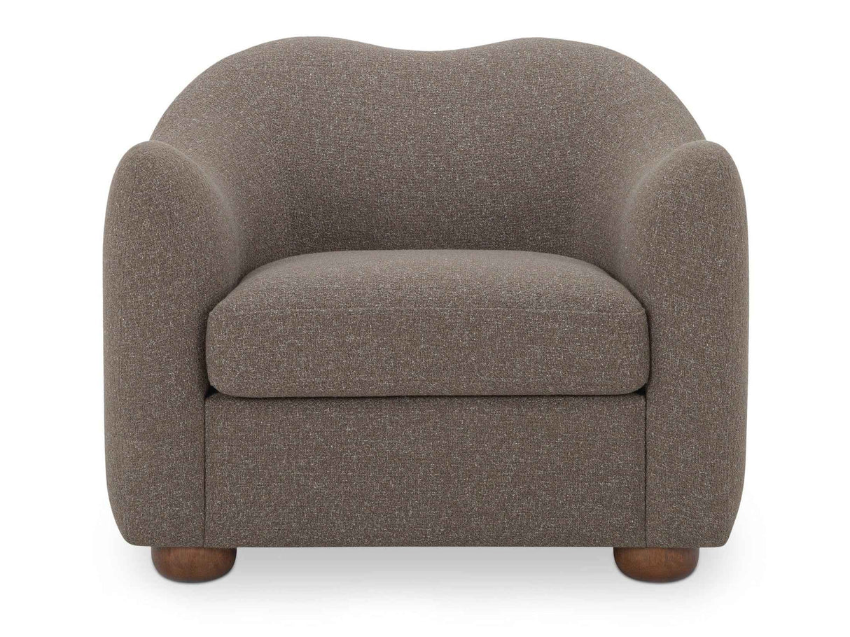 Bria Brown Accent Chair by Moe's Home at Eve Furniture