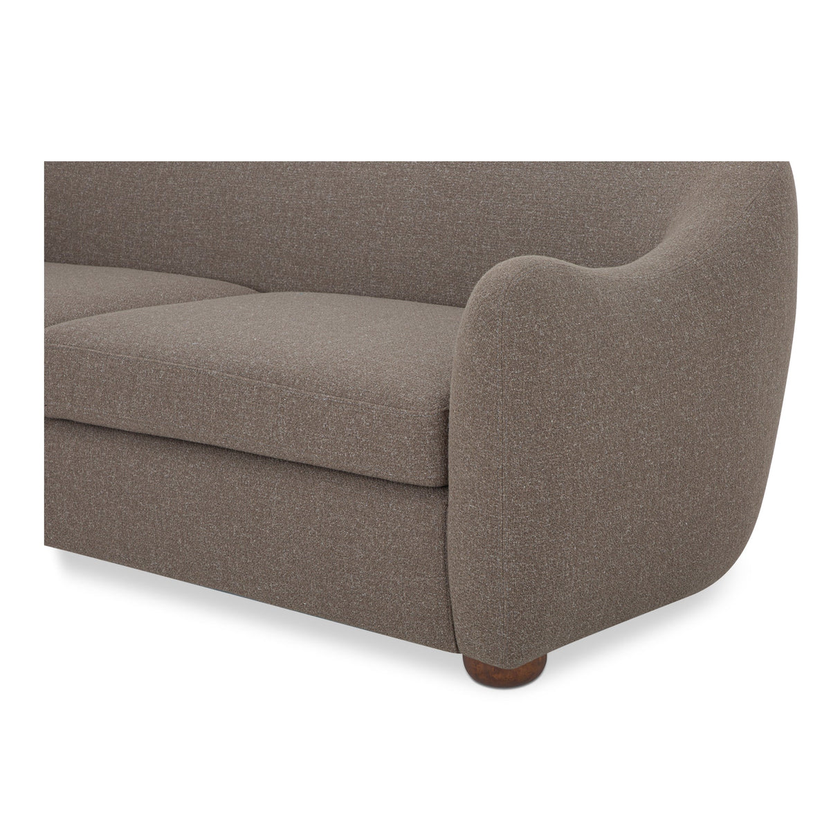 Bria Brown Sofa by Moe's Home at Eve Furniture