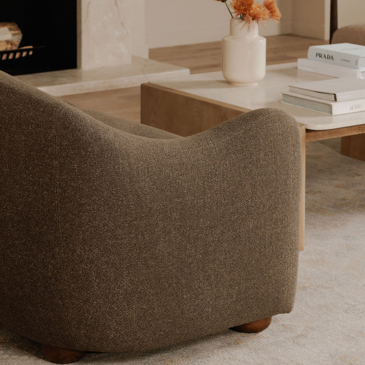 Bria Brown Sofa by Moe's Home at Eve Furniture
