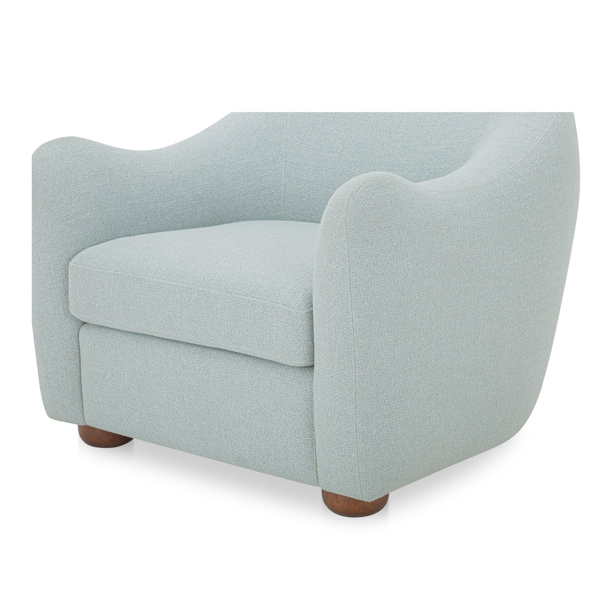 Bria Light Blue Accent Chair by MOES at Eve Furniture