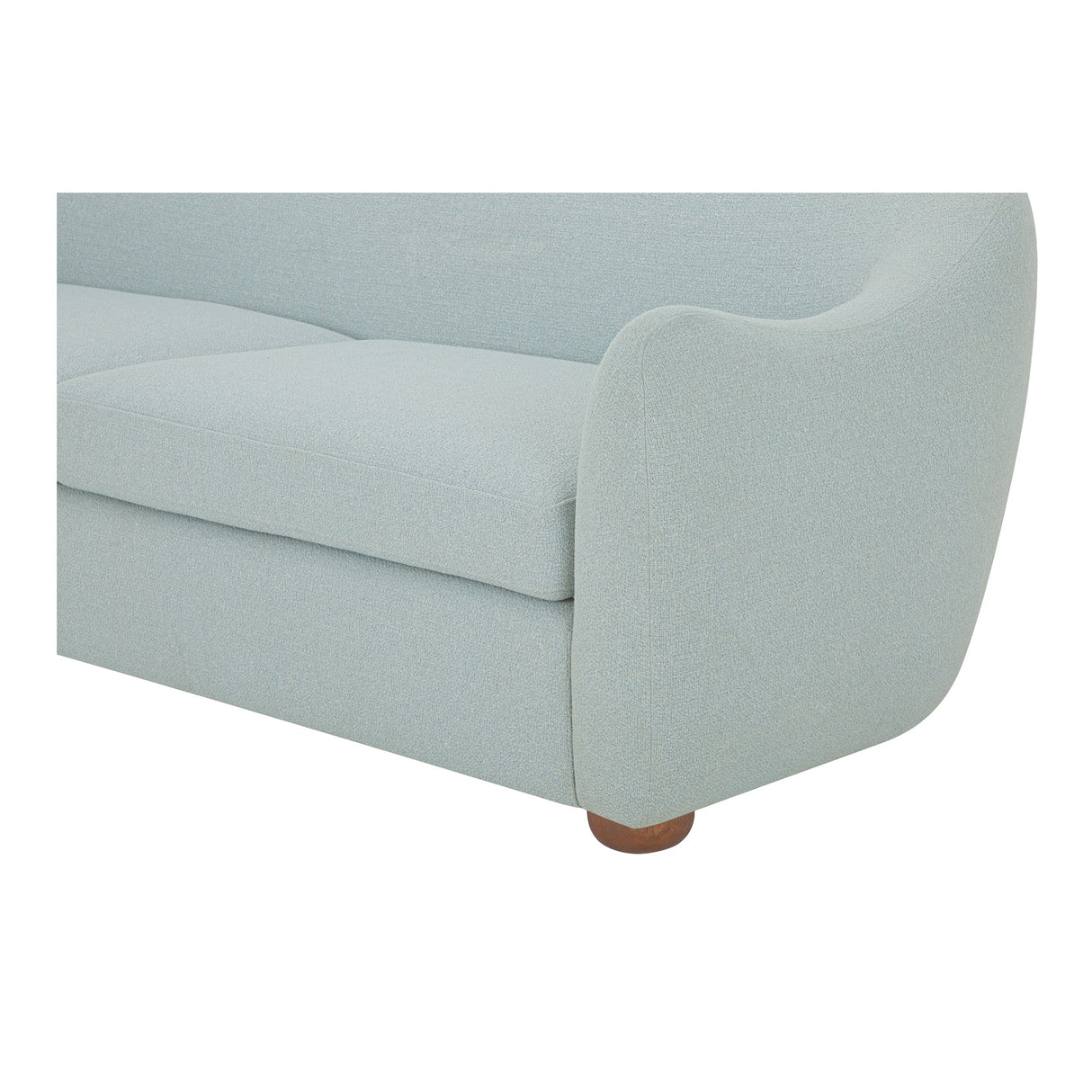 Bria Light Blue Sofa by Moe's Home at Eve Furniture