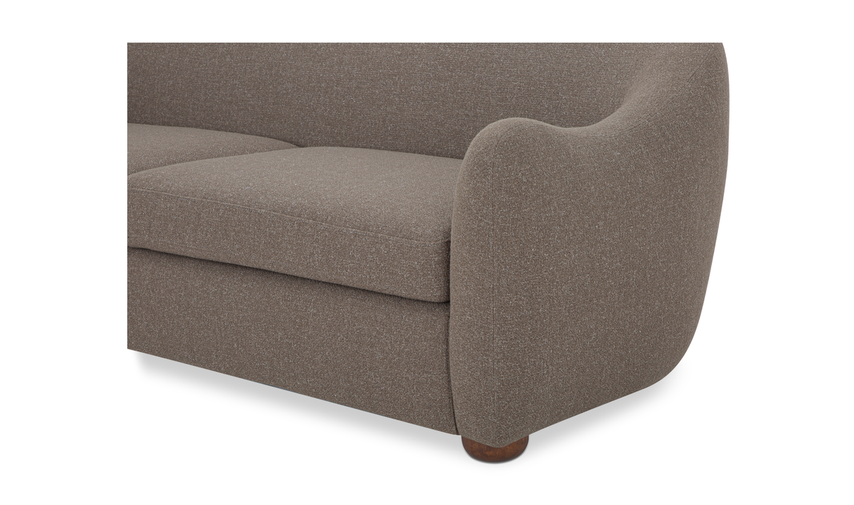 Bria Sofa Brown by Moe's Home at Eve Furniture