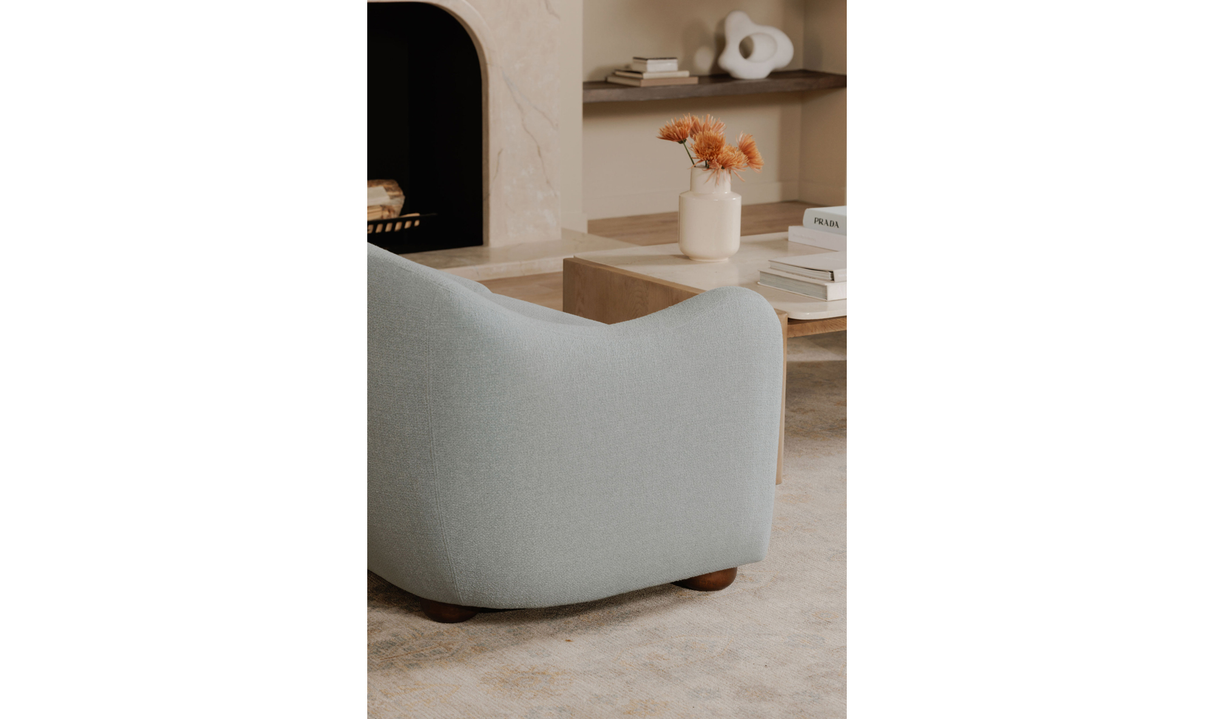 Bria Sofa Light Blue by Moe's Home at Eve Furniture