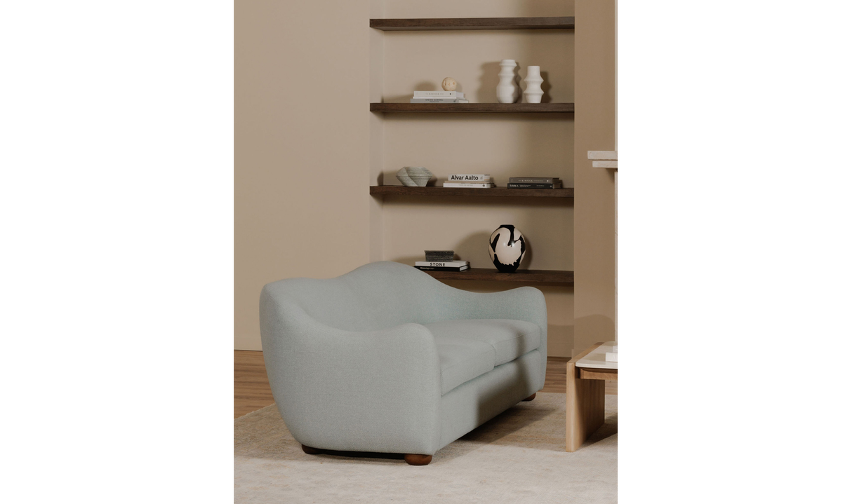 Bria Sofa Light Blue by Moe's Home at Eve Furniture