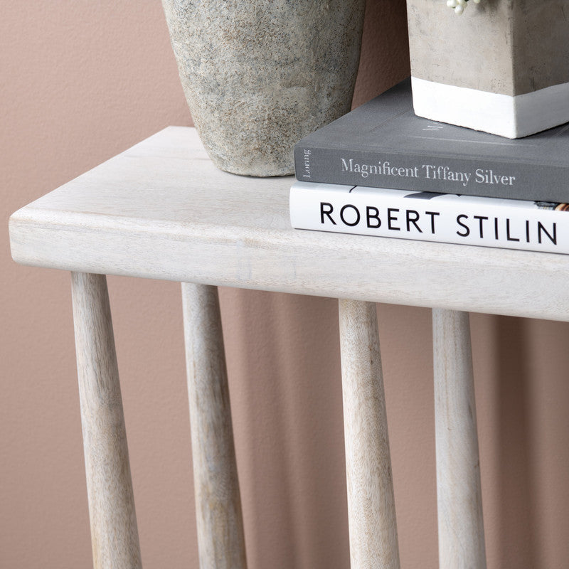 Briarcliff White Console Table by Crestview at Eve Furniture