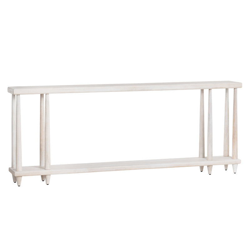 Briarcliff White Console Table by Crestview at Eve Furniture