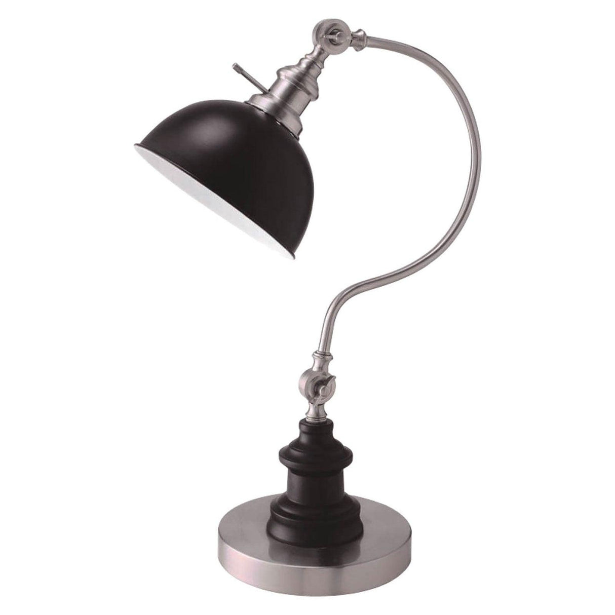 Briar Stain Nickel Table Lamp by Furniture of America at Eve Furniture
