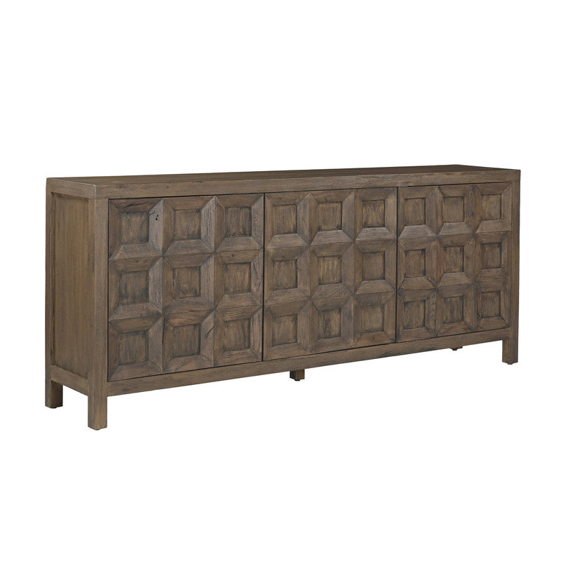 Briarwood Brown Three-Door Sideboard by Crestview at Eve Furniture