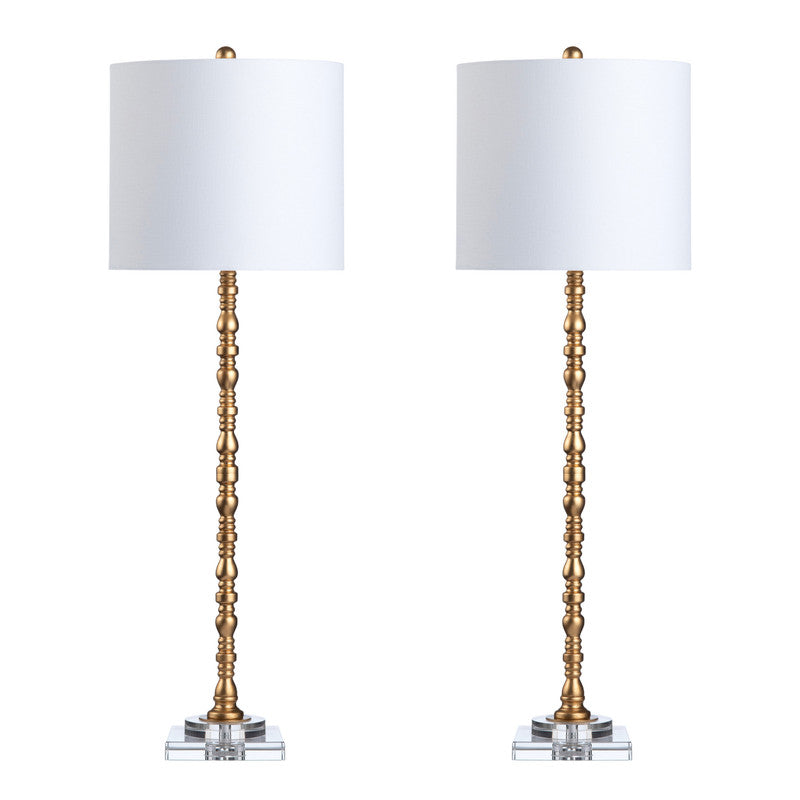 Brice Gold Buffet Lamp (Set of 2) by Crestview at Eve Furniture