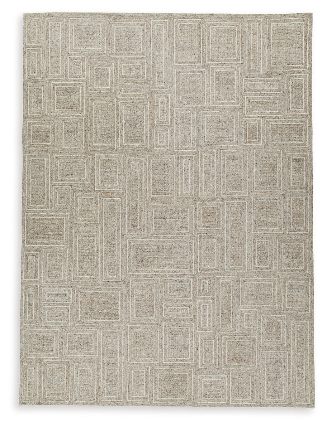 Brickburgh Gray/Ivory/Honey Extra Large Rug by Ashley at Eve Furniture