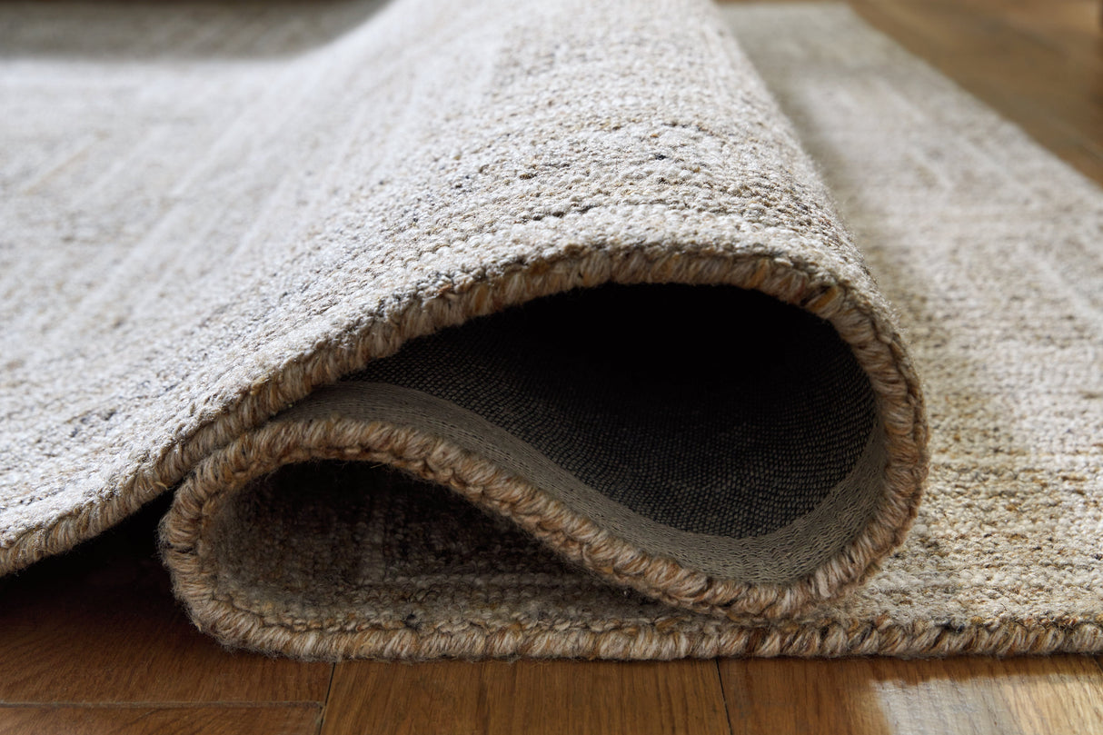 Brickburgh Gray/Ivory/Honey Large Rug by Ashley at Eve Furniture