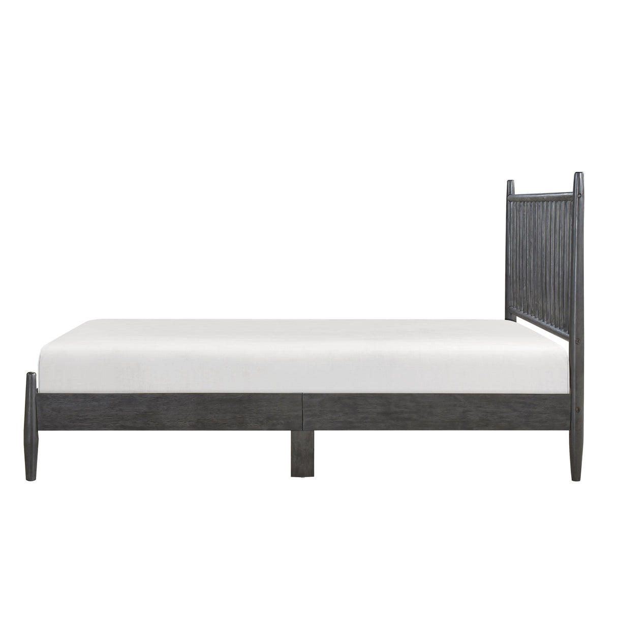 Brickell Gray Full Platform Bed by Homelegance at Eve Furniture