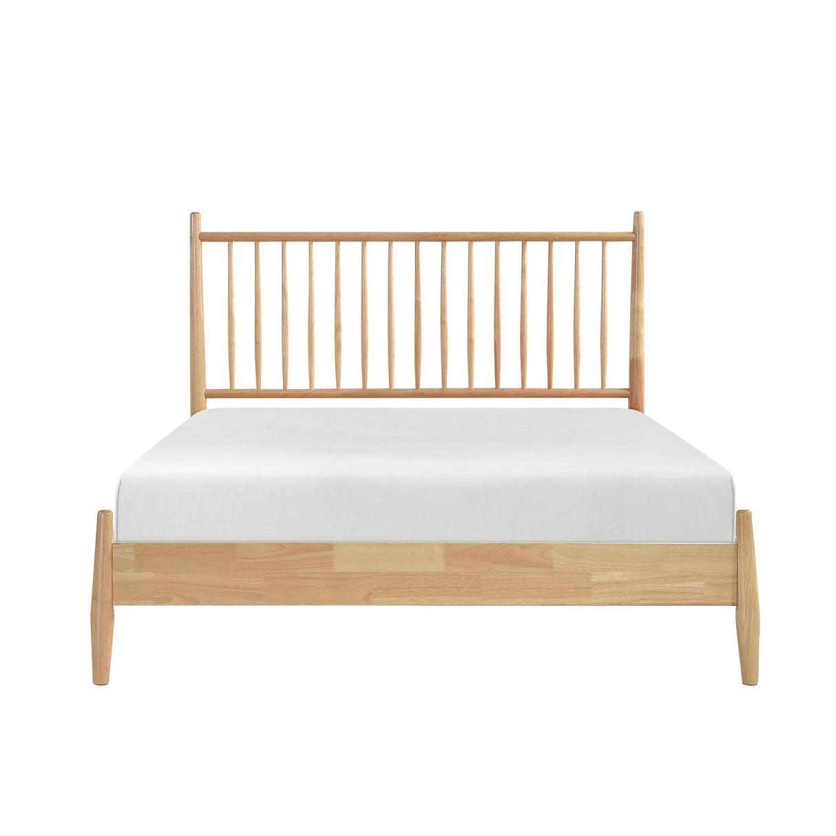 Brickell Natural Full Platform Bed by Homelegance at Eve Furniture