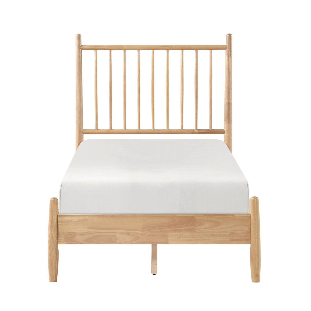 Brickell Natural Twin Platform Bed by Homelegance at Eve Furniture