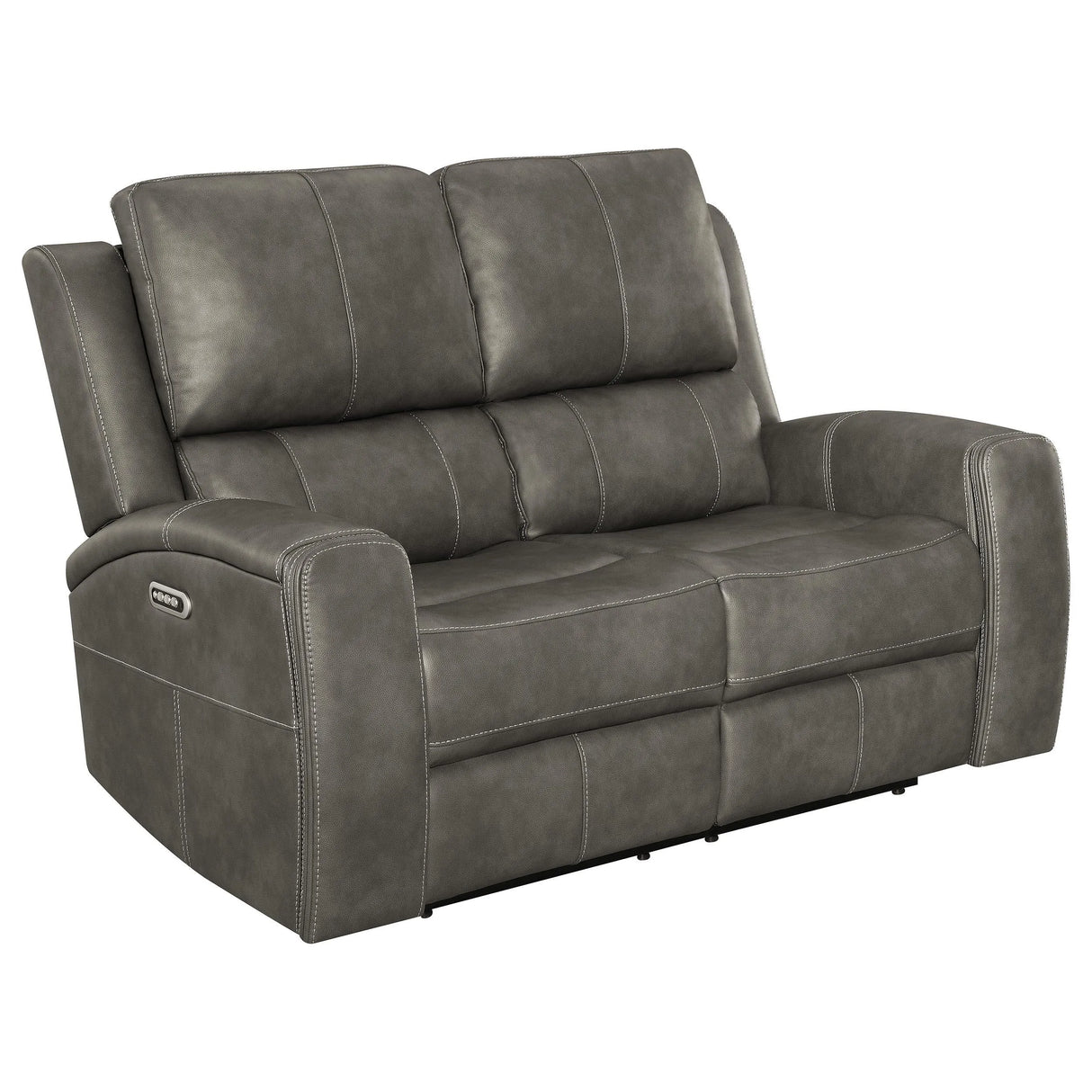 Brickston Charcoal 2-Piece Triple Power Reclining Set by Coaster at Eve Furniture