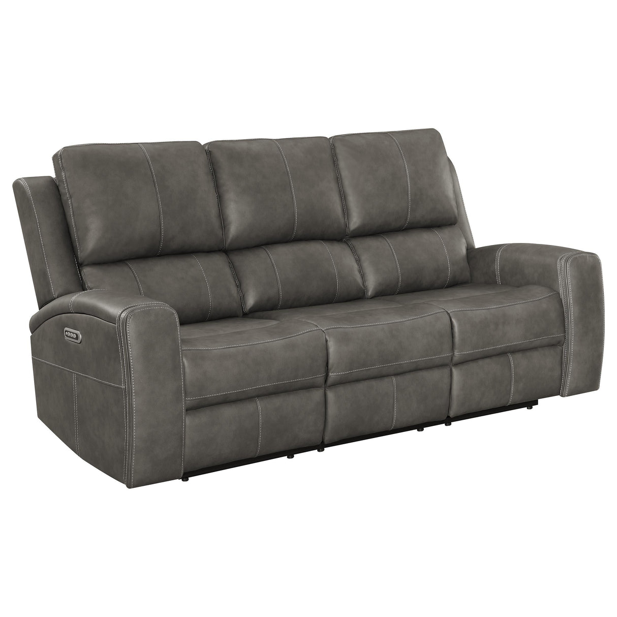 Brickston Charcoal 3-Piece Triple Power Reclining Set by Coaster at Eve Furniture