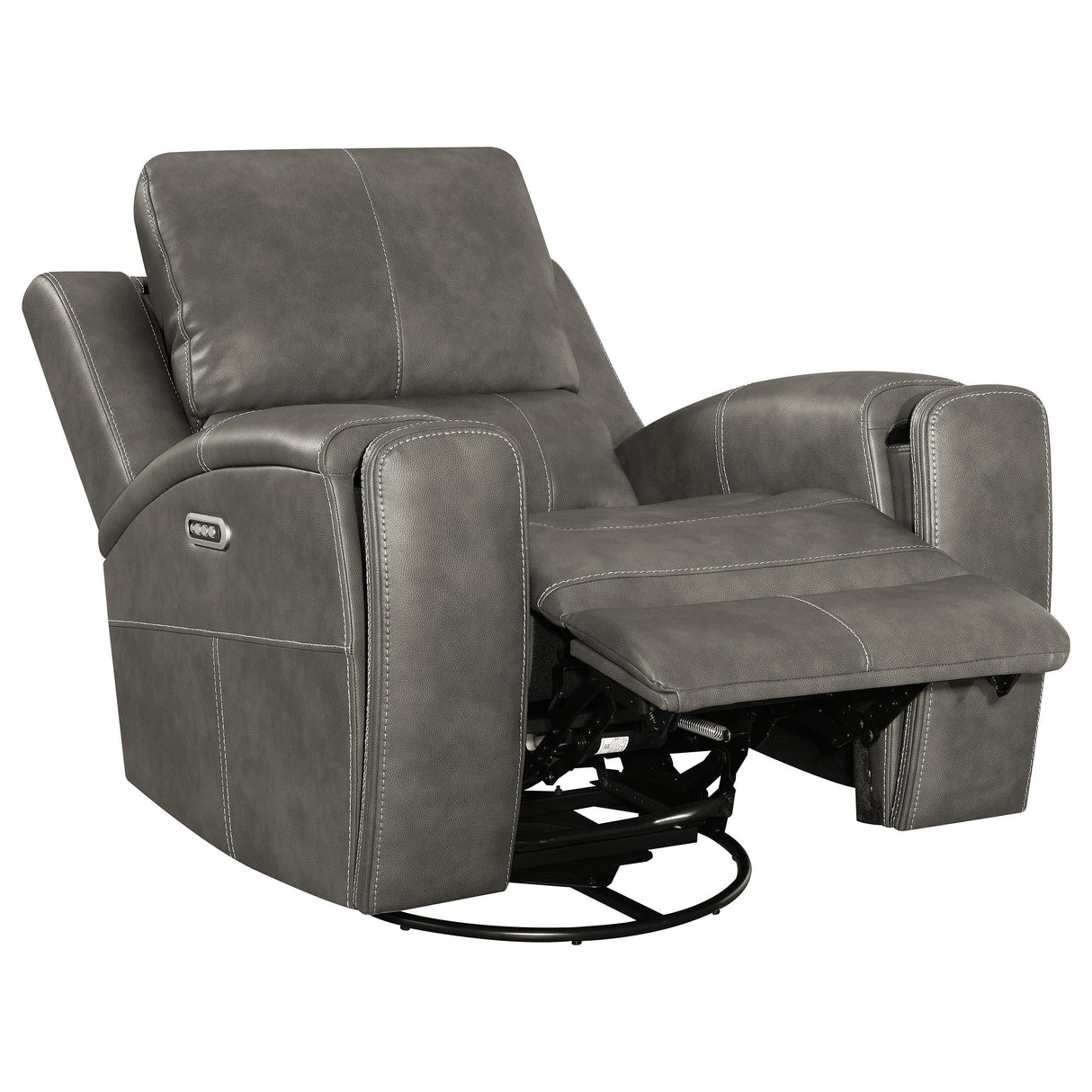 Brickston Charcoal 3-Piece Triple Power Reclining Set by Coaster at Eve Furniture