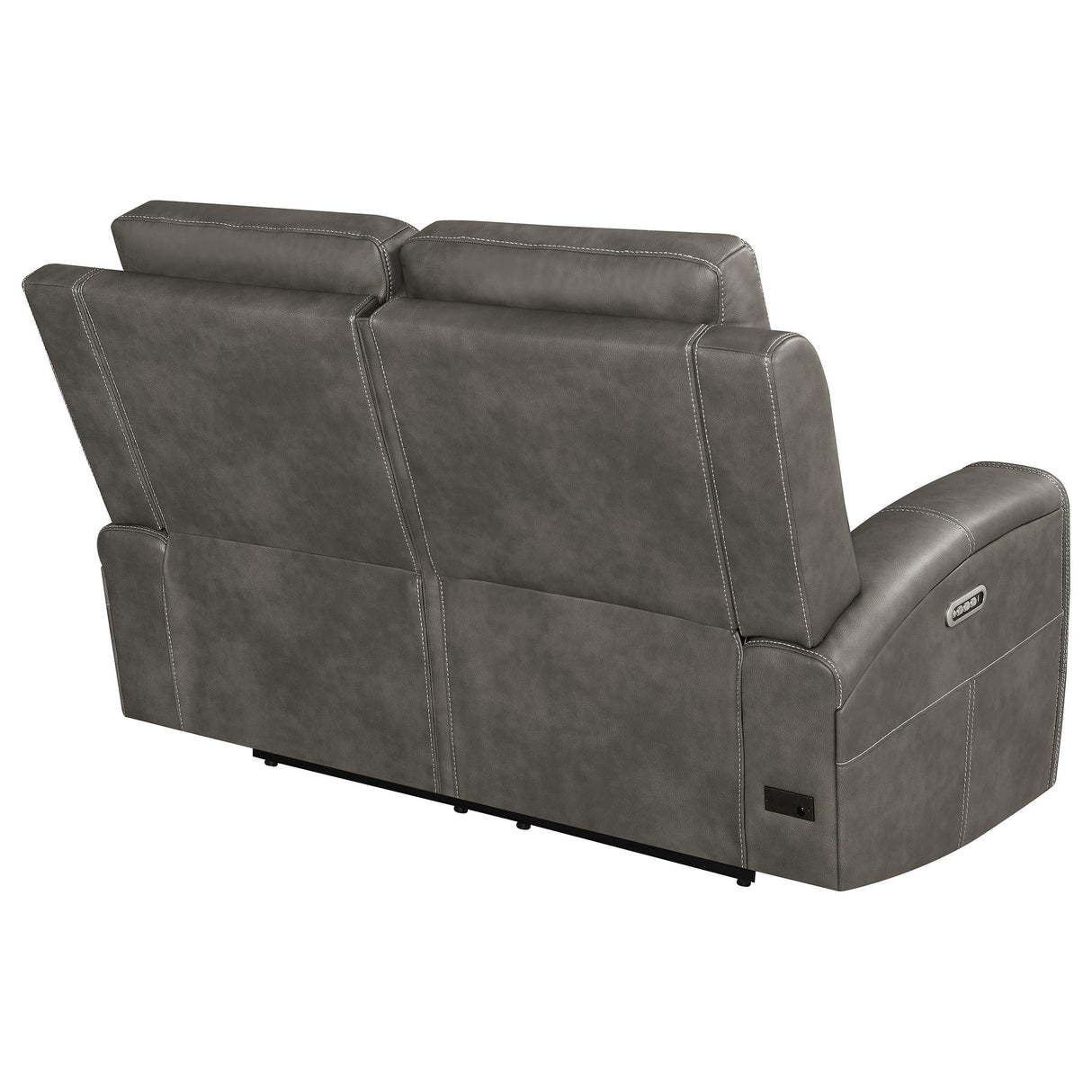 Brickston Charcoal Triple Power Reclining Loveseat by Coaster at Eve Furniture