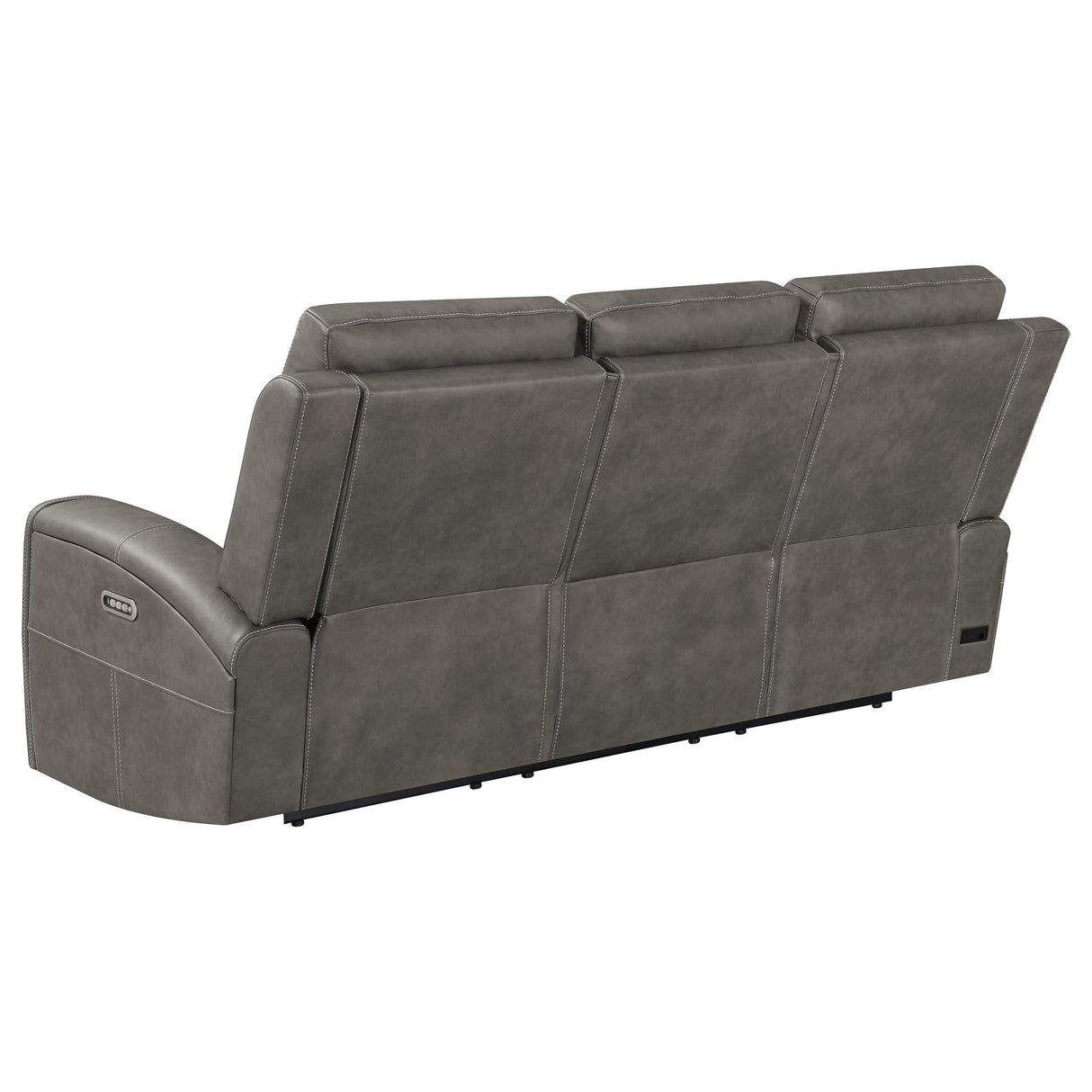 Brickston Triple Power Reclining Sofa Charcoal by Coaster at Eve Furniture