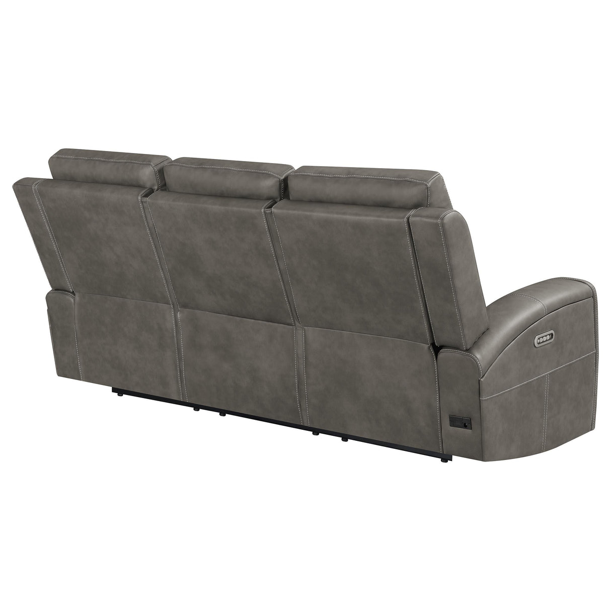 Brickston Triple Power Reclining Sofa Charcoal by Coaster at Eve Furniture