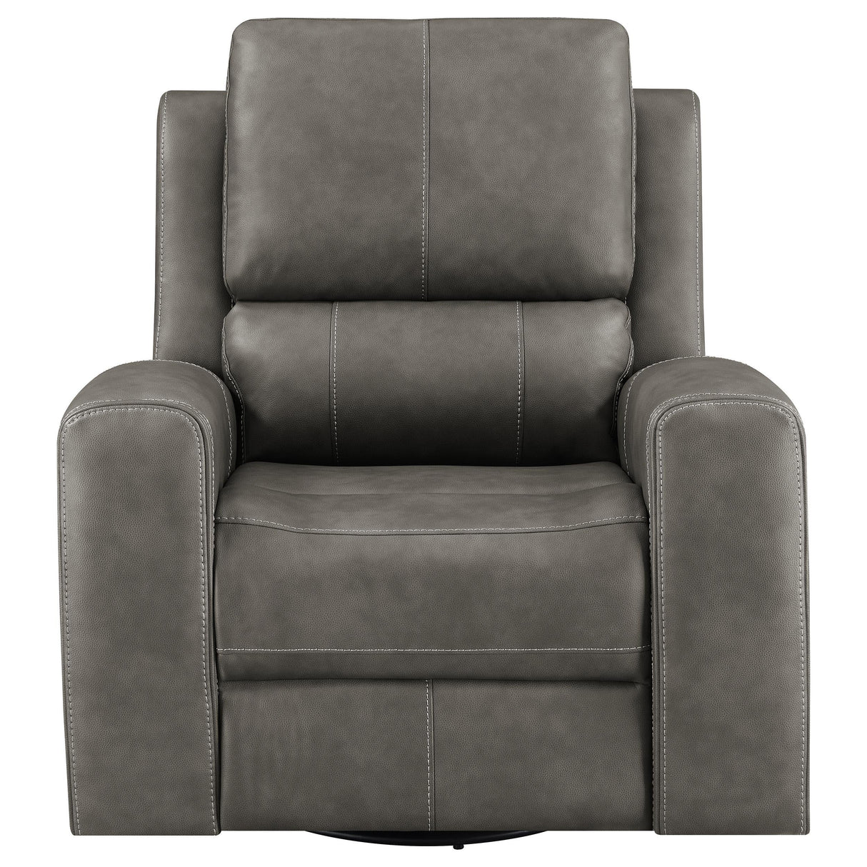 Brickston Charcoal Triple Power Swivel Glider Recliner by Coaster at Eve Furniture