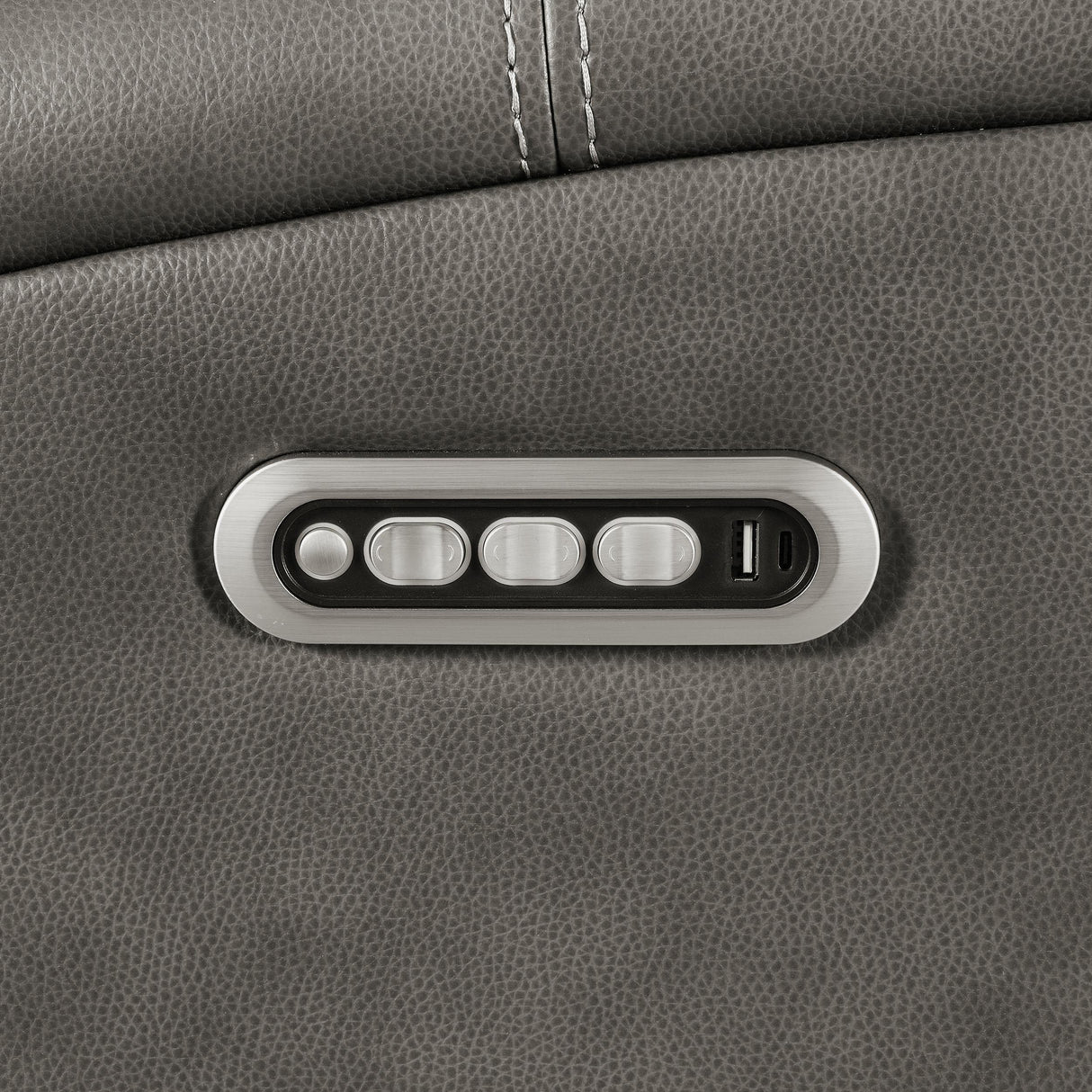 Brickston Charcoal Triple Power Swivel Glider Recliner by Coaster at Eve Furniture