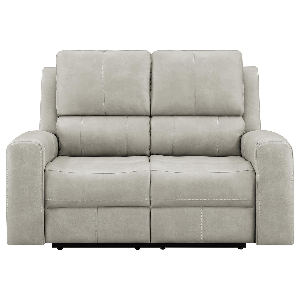 Brickston Gray Triple Power Reclining Loveseat by Coaster at Eve Furniture