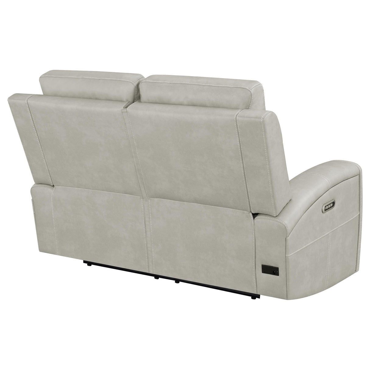 Brickston Gray Triple Power Reclining Loveseat by Coaster at Eve Furniture