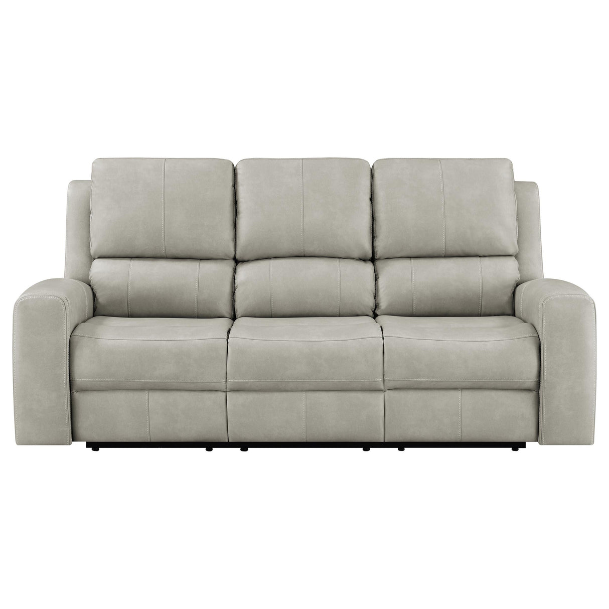 Brickston Triple Power Reclining Sofa Grey by Coaster at Eve Furniture