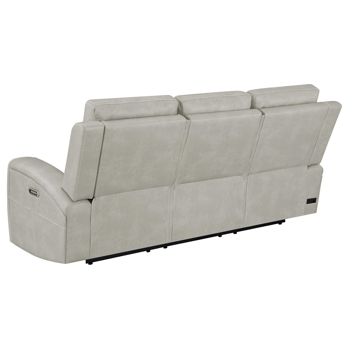 Brickston Triple Power Reclining Sofa Grey by Coaster at Eve Furniture