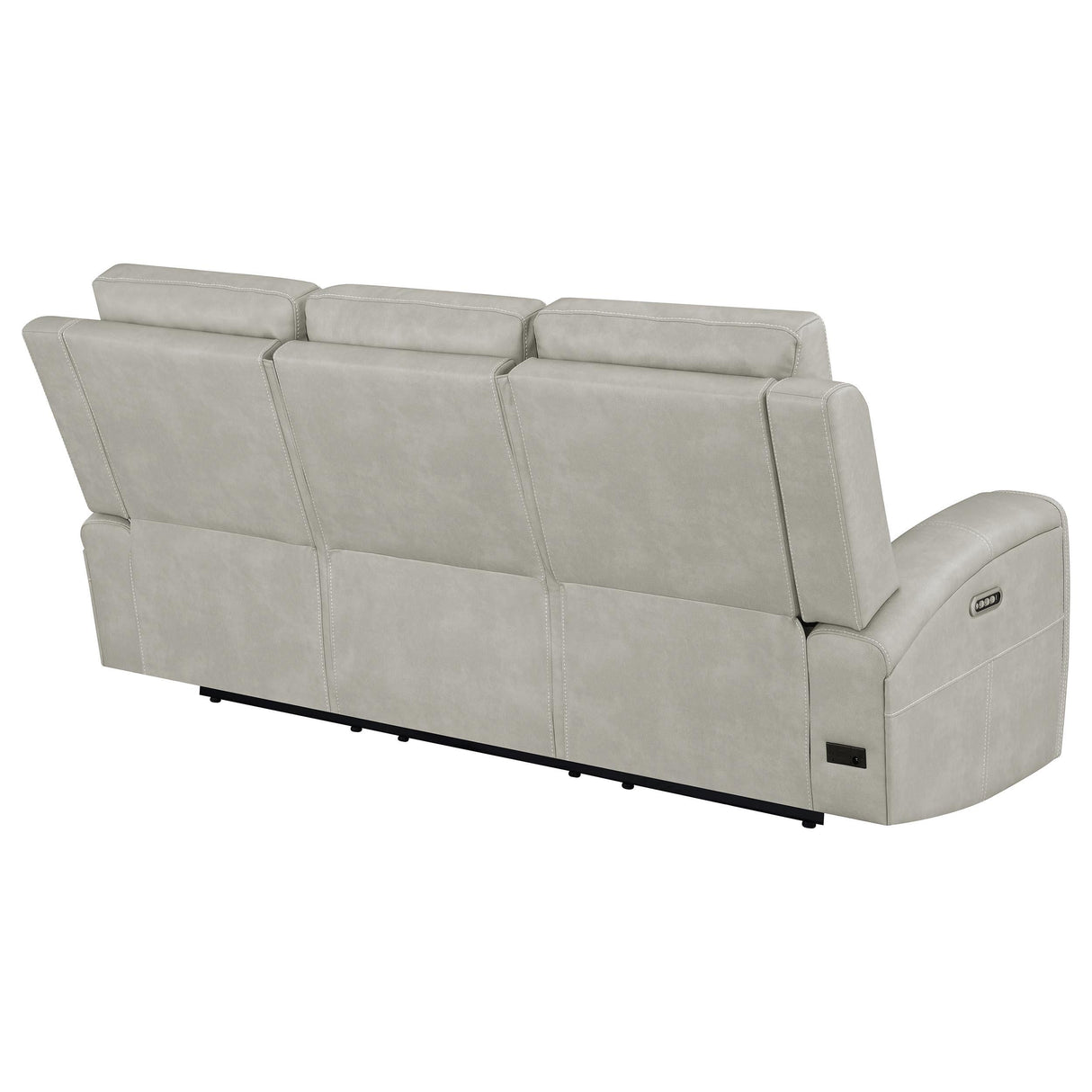 Brickston Triple Power Reclining Sofa Grey by Coaster at Eve Furniture