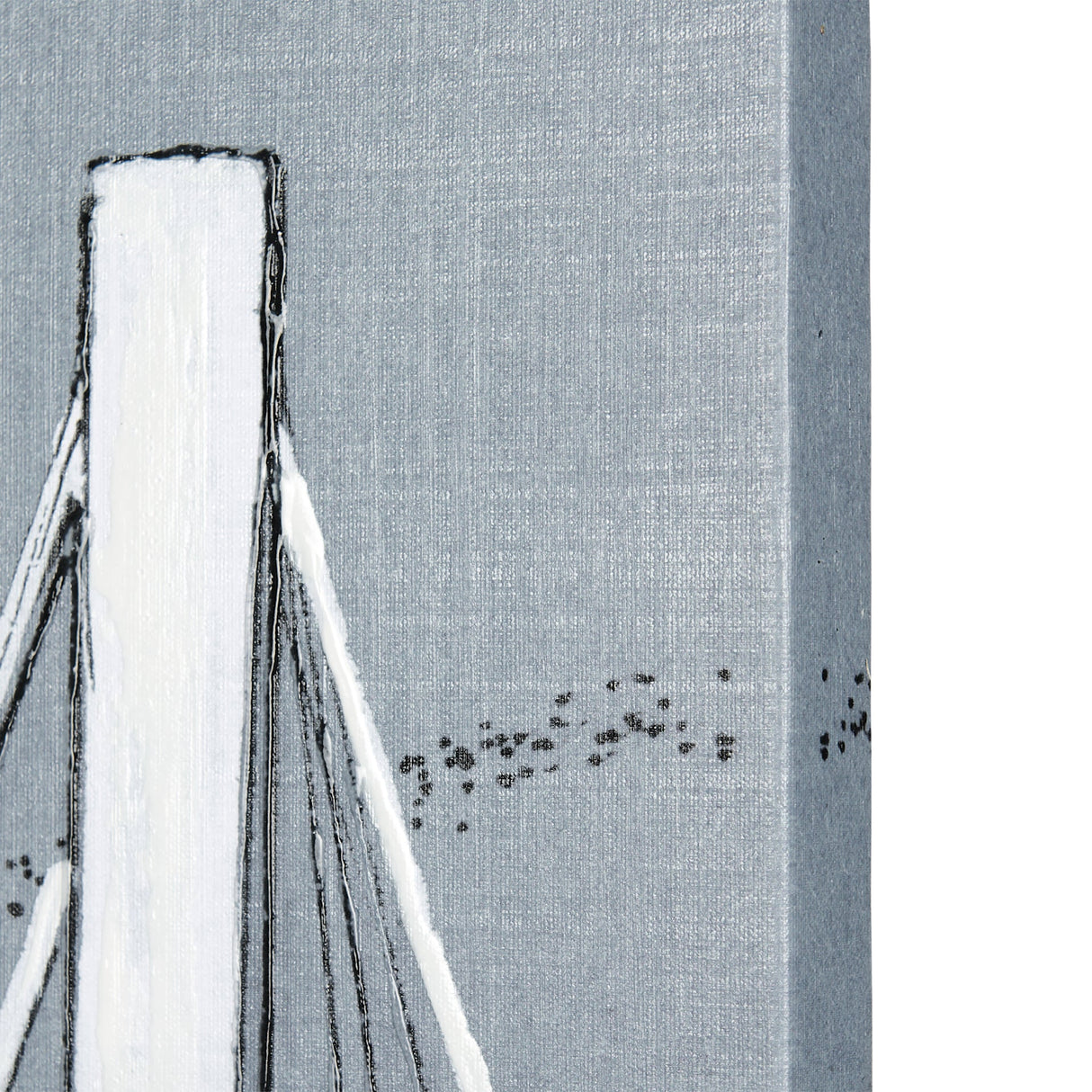Bridge I by Mercana Studio a Hand Embellished Textured Canvas by Mercana at Eve Furniture