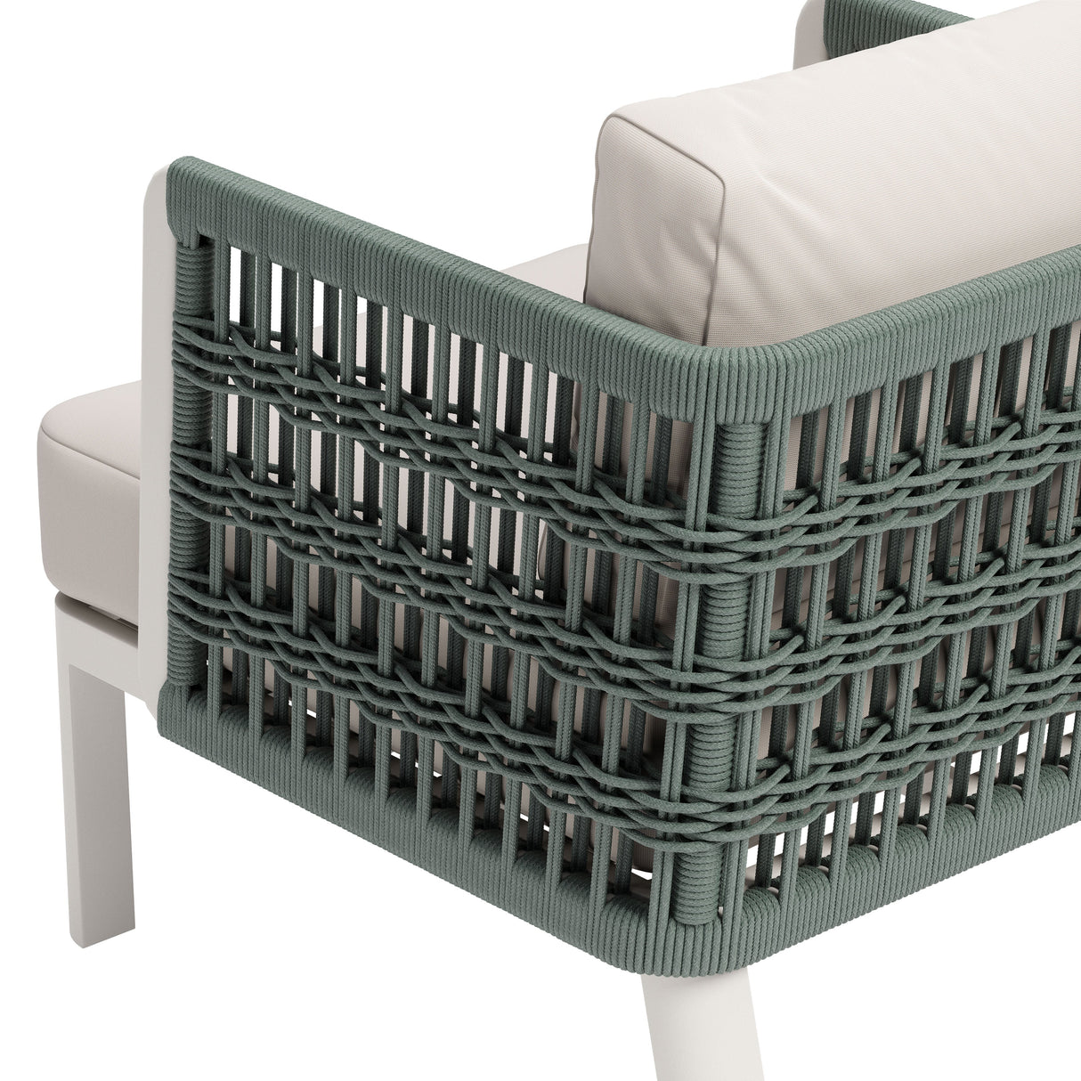 Bridgehampton White Outdoor Armchair by Zuomod at Eve Furniture