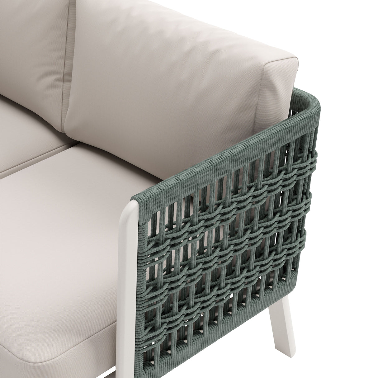 Bridgehampton White Outdoor Sofa by Zuomod at Eve Furniture