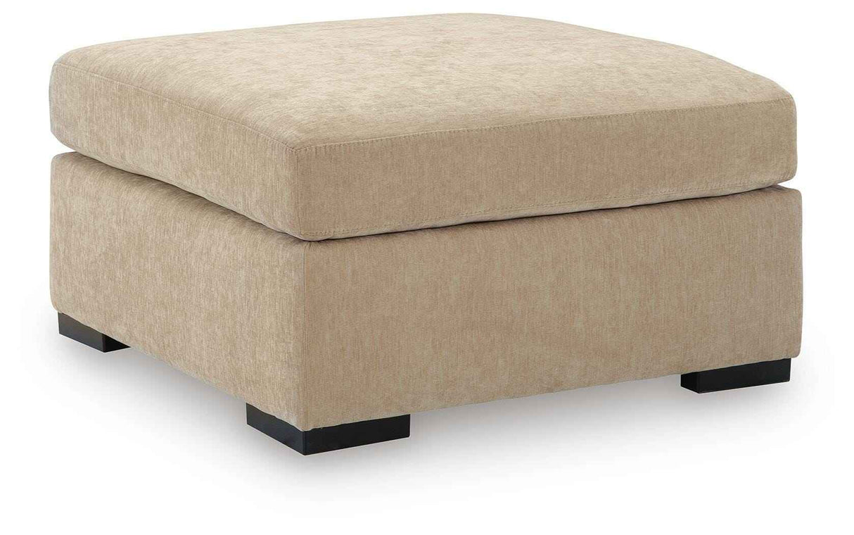 Bridgepoint Almond Oversized Accent Ottoman by Ashley at Eve Furniture