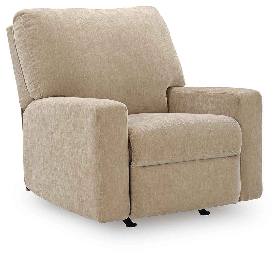 Bridgepoint Almond Recliner by Ashley at Eve Furniture