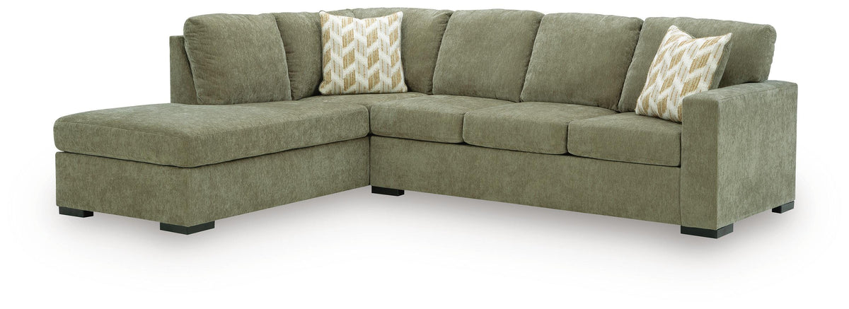 Bridgepoint Moss 2-Piece Sectional with Chaise by Ashley at Eve Furniture