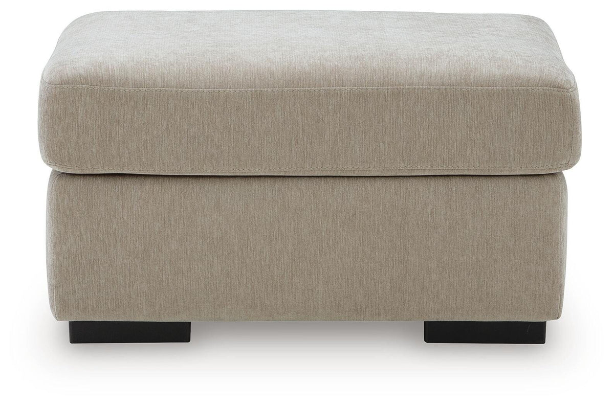 Bridgepoint Stone Ottoman by Ashley at Eve Furniture