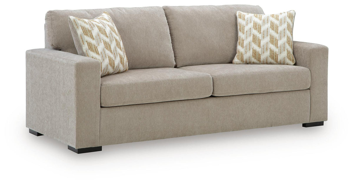 Bridgepoint Stone Queen Sofa Sleeper by Ashley at Eve Furniture
