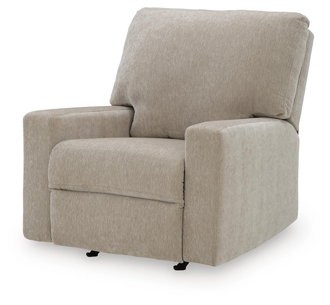 Bridgepoint Stone Recliner by Ashley at Eve Furniture