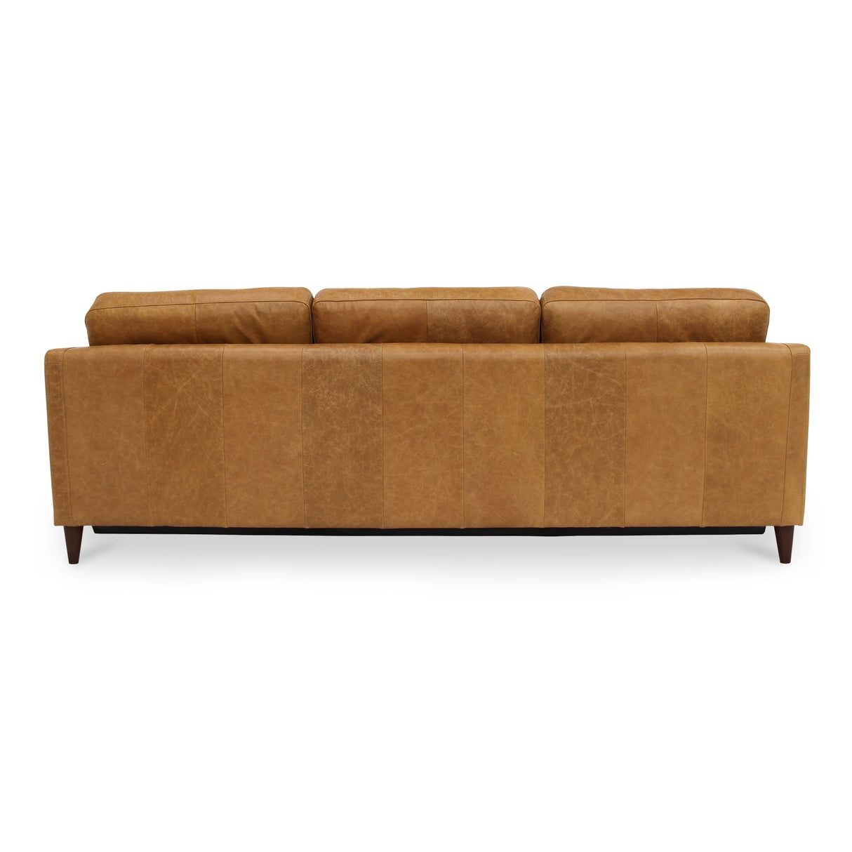 Bridgers Tan Leather Power Recliner Sofa by Moe's Home at Eve Furniture