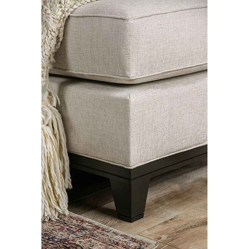 Bridie Ivory Sectional by Furniture of America at Eve Furniture