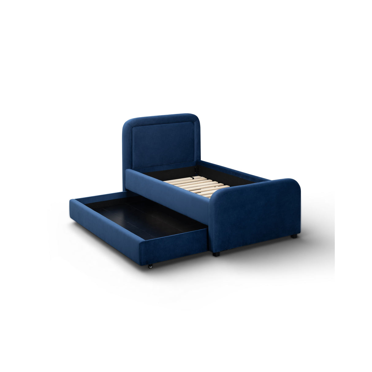 Briella Performance Velvet Trundle Bed in Twin by TOV Furniture at Eve Furniture