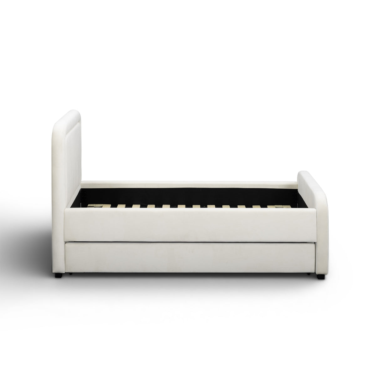 Briella Performance Velvet Trundle Bed in Twin by TOV Furniture at Eve Furniture