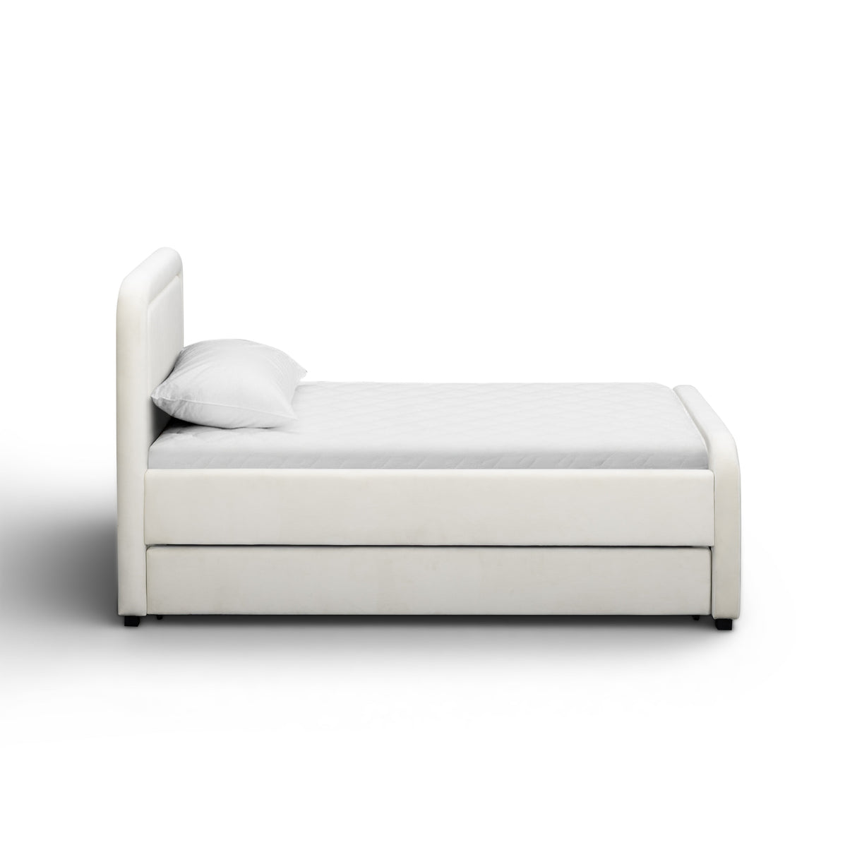 Briella Performance Velvet Trundle Bed in Twin by TOV Furniture at Eve Furniture