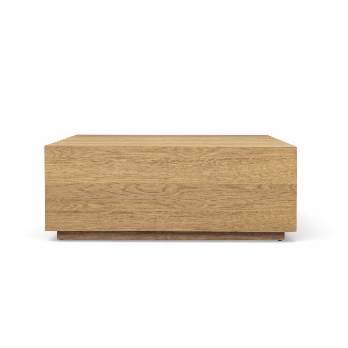 Brienne 47" Natural Oak Oversize Square Coffee Table by TOV Furniture at Eve Furniture
